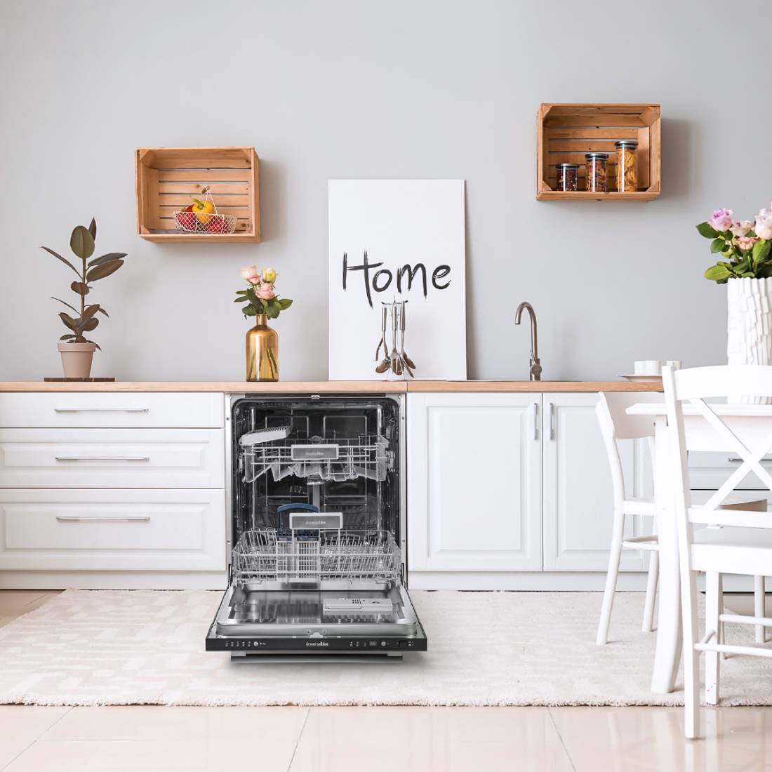 MÁRMARA 4060B Lavavajillas Cristal Negro 60 cm 3